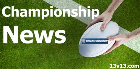 RFL Championship News .